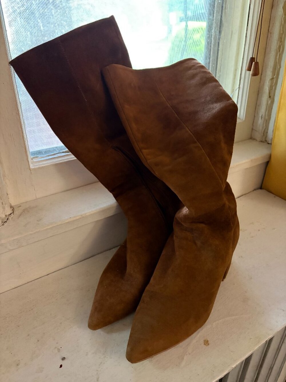 Sam Edelman Women’s Suede Boots Brown